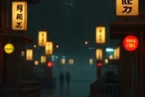 《铁轨旁的孩子》黑白原片截图，铁轨延伸至远方