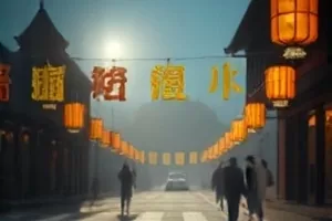 《最后一班渡船》纪录剧照，黄昏渡口的水面